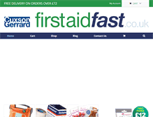 Tablet Screenshot of firstaidfast.co.uk